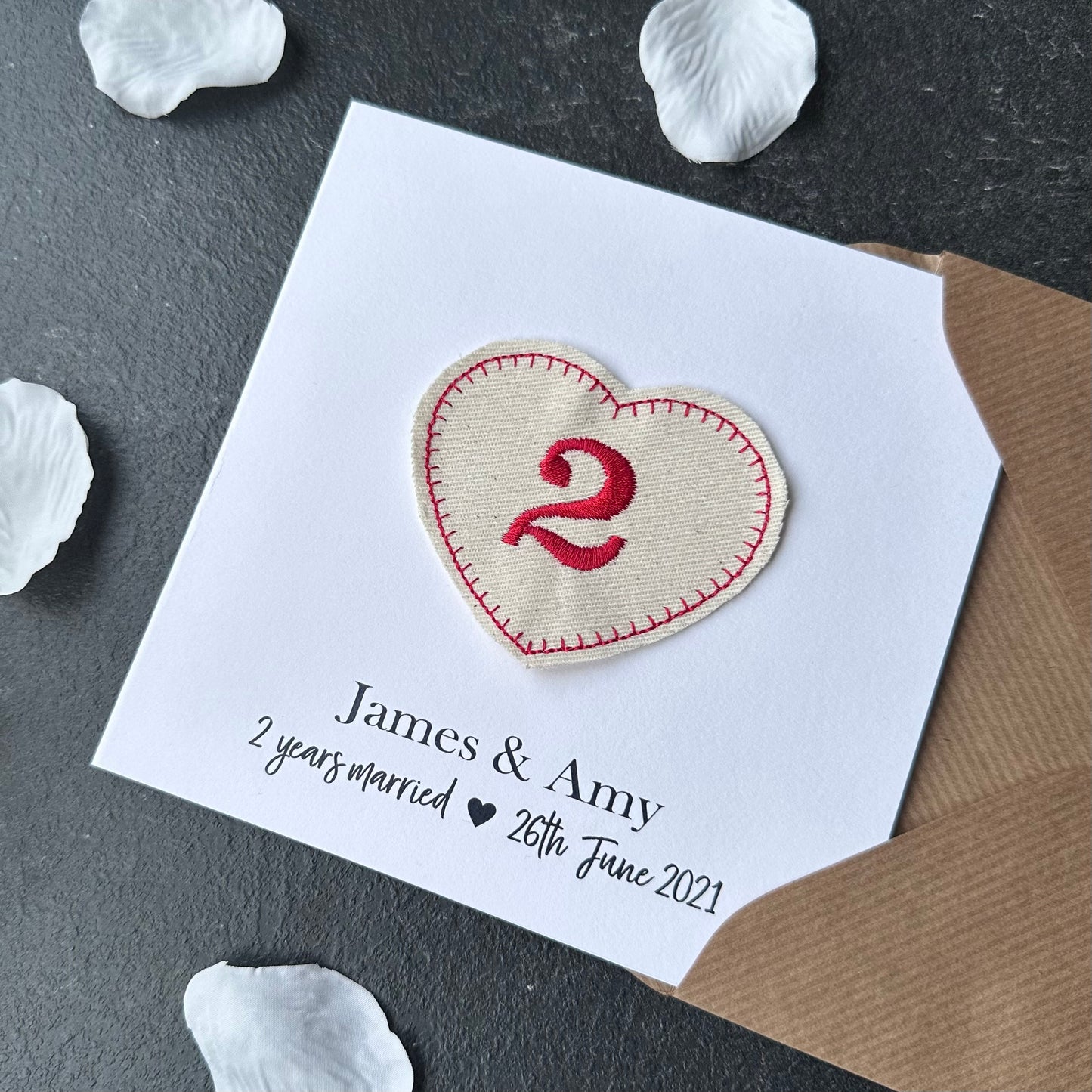 Two Year Anniversary Card