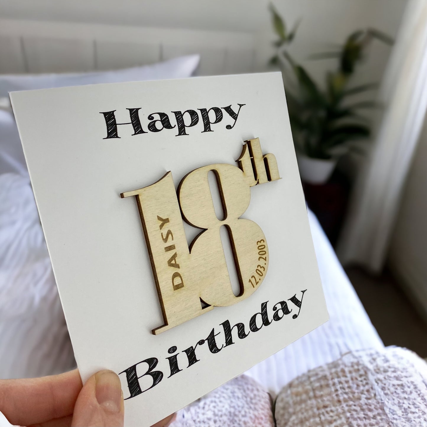 Personalised 18th Birthday Card