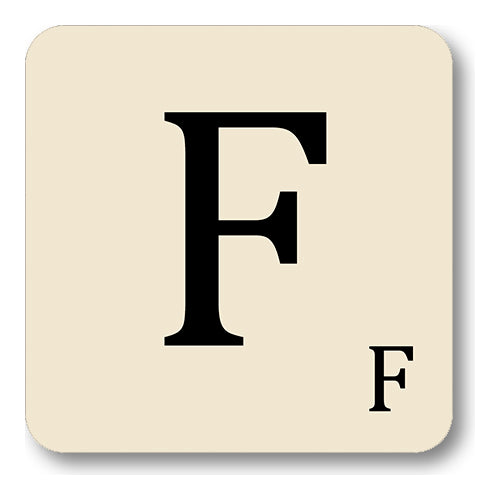 Alphabet Drinks Coaster