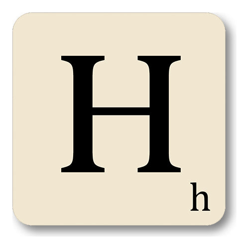 Alphabet Drinks Coaster