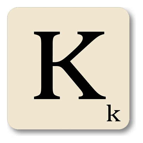 Alphabet Drinks Coaster