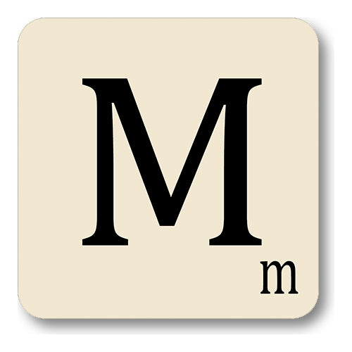 Alphabet Drinks Coaster