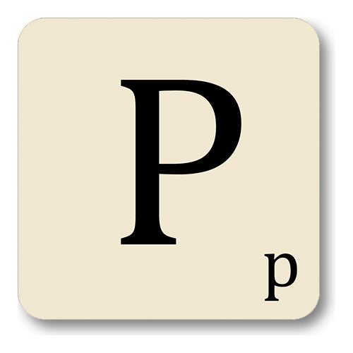 Alphabet Drinks Coaster