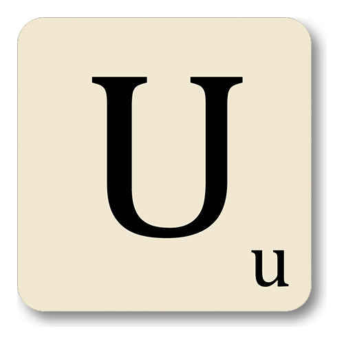 Alphabet Drinks Coaster