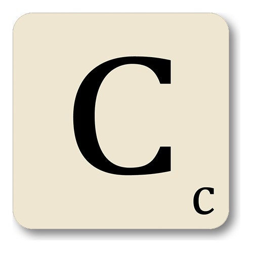 Alphabet Drinks Coaster