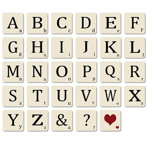 Alphabet Drinks Coaster