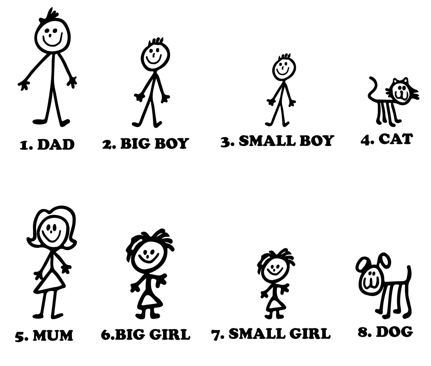 Personalised Family Name and Names Rectangle Chopping Board Wedding - Family Gift