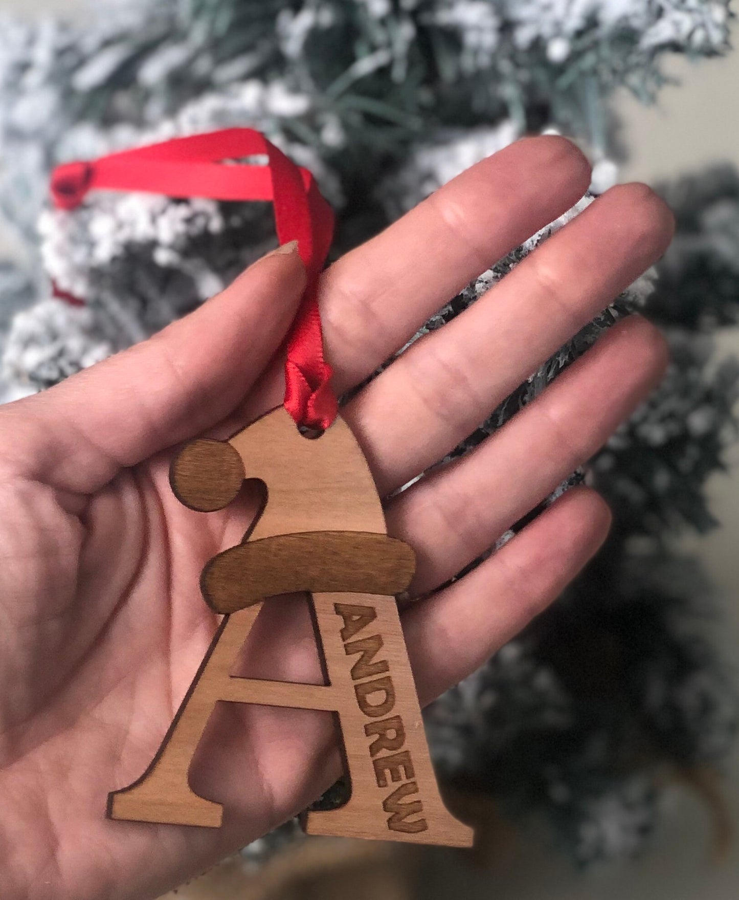 Personalised Alphabet Christmas Decoration