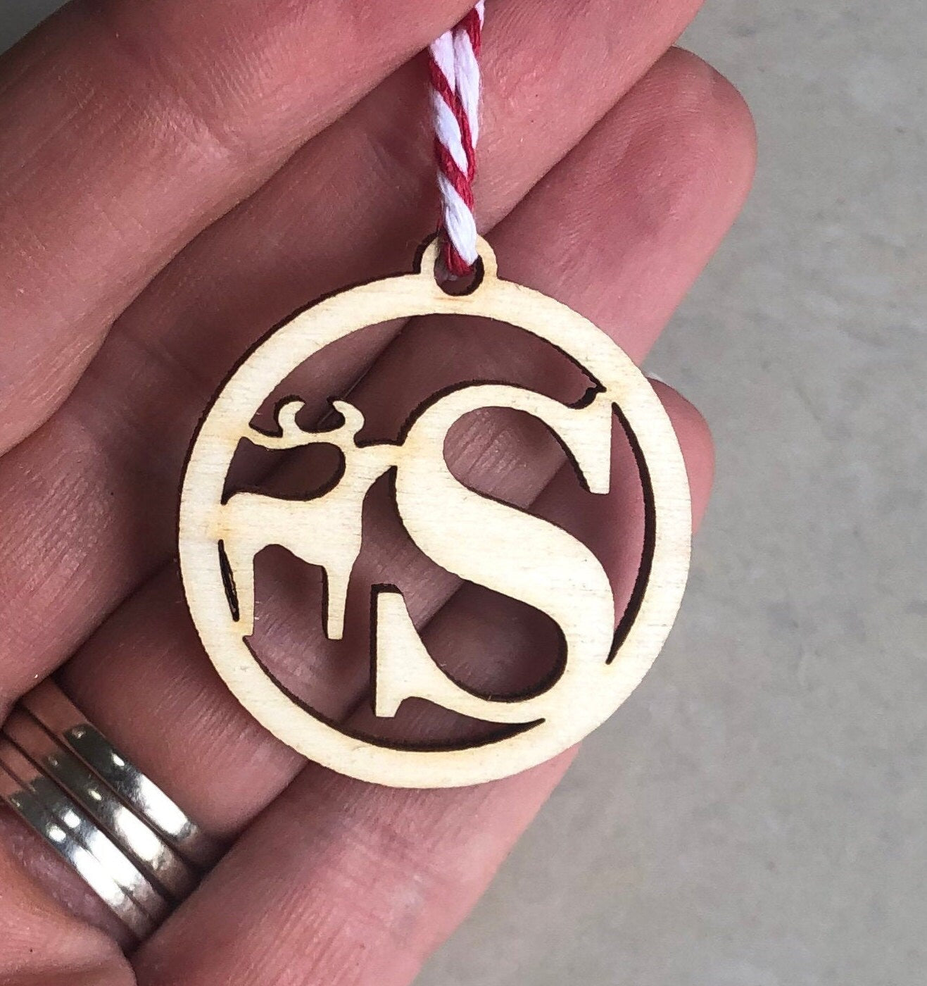 Reindeer Wooden Christmas Gift Tags