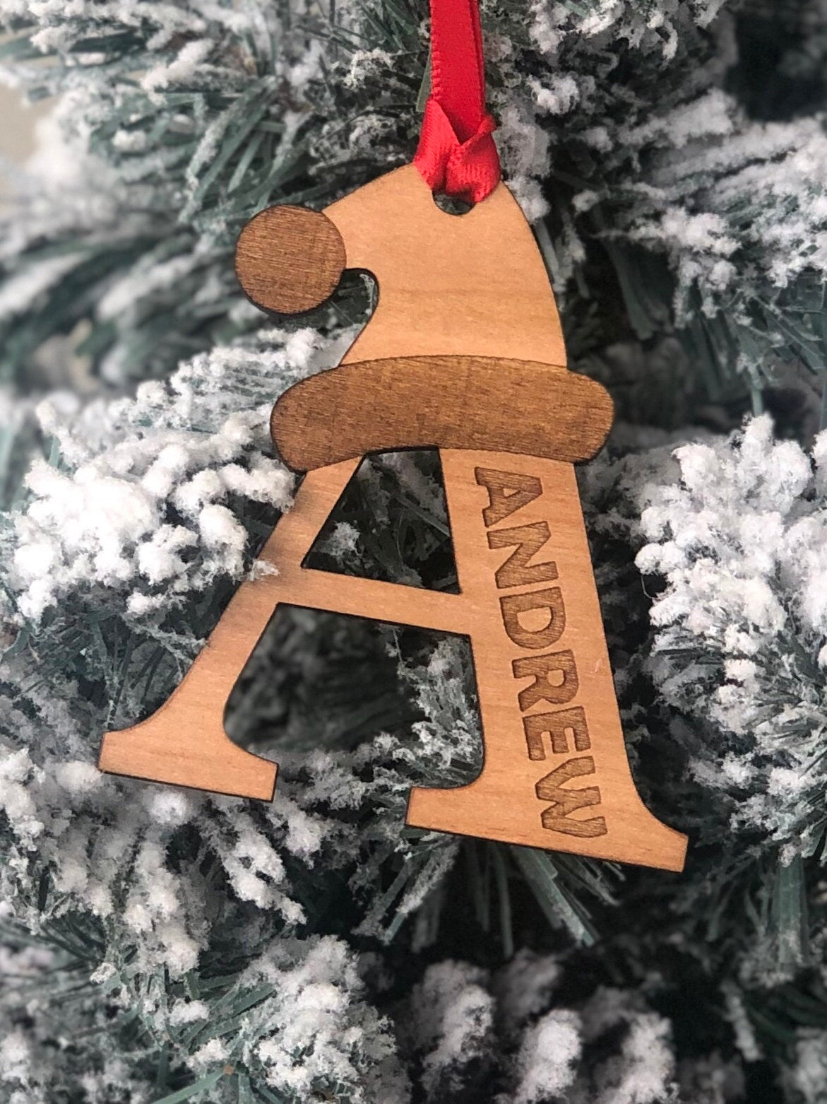 Personalised Alphabet Christmas Decoration