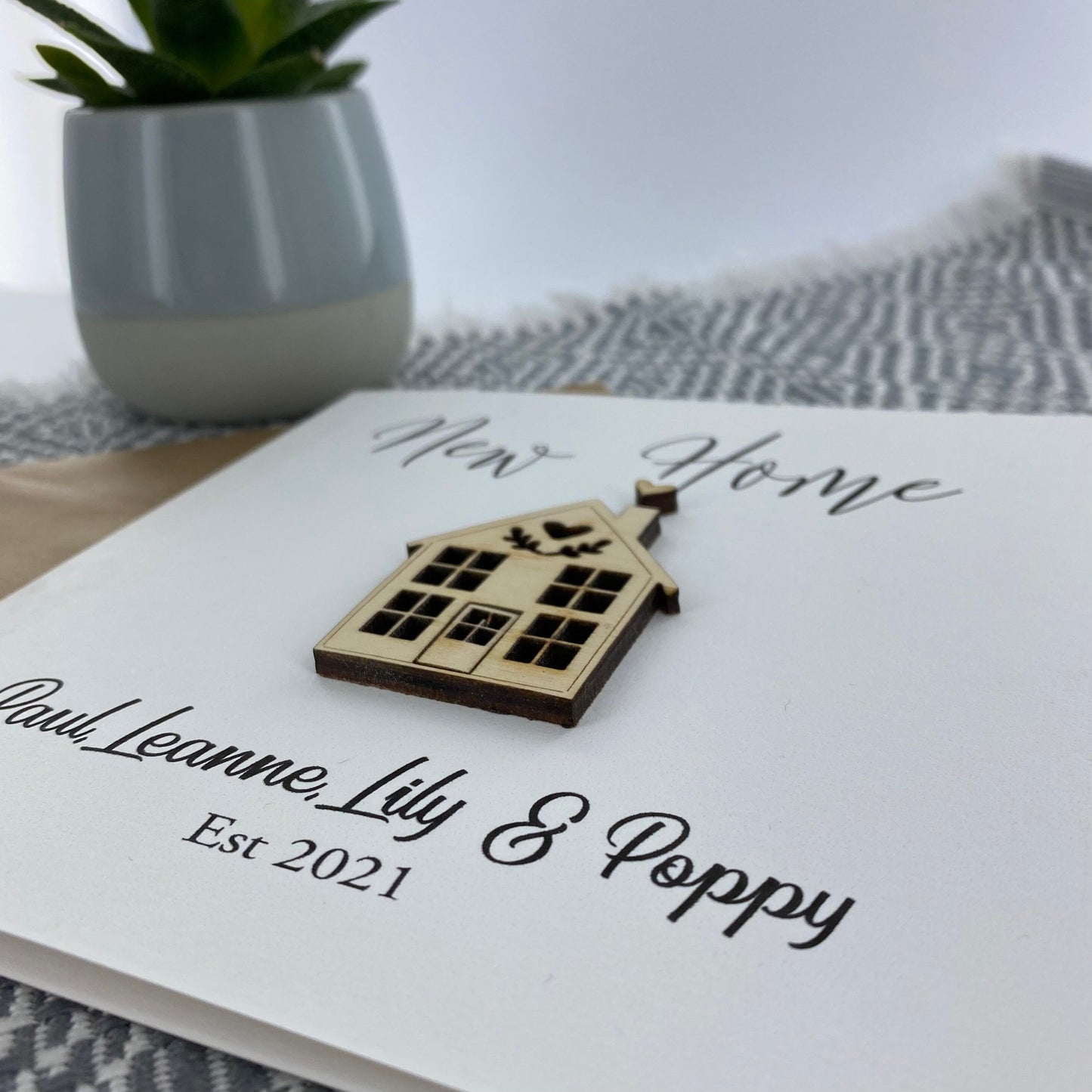 Personalised New Home Card