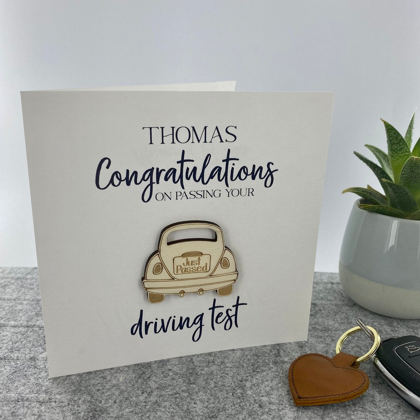 Personalised Driving Test Card