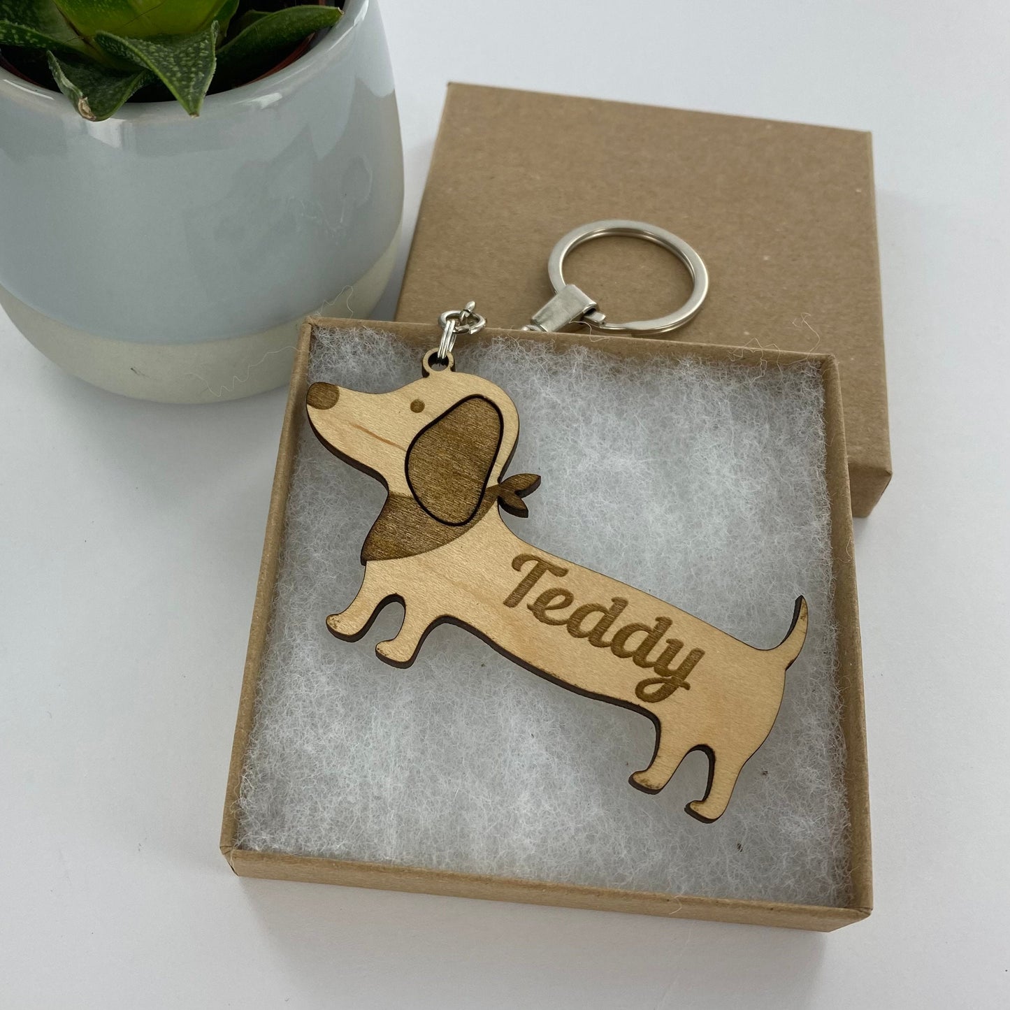 Dachshund Sausage Dog Keyring