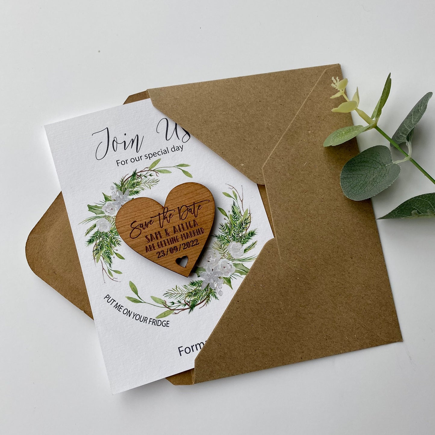Save the Date Wedding Announcement Invites