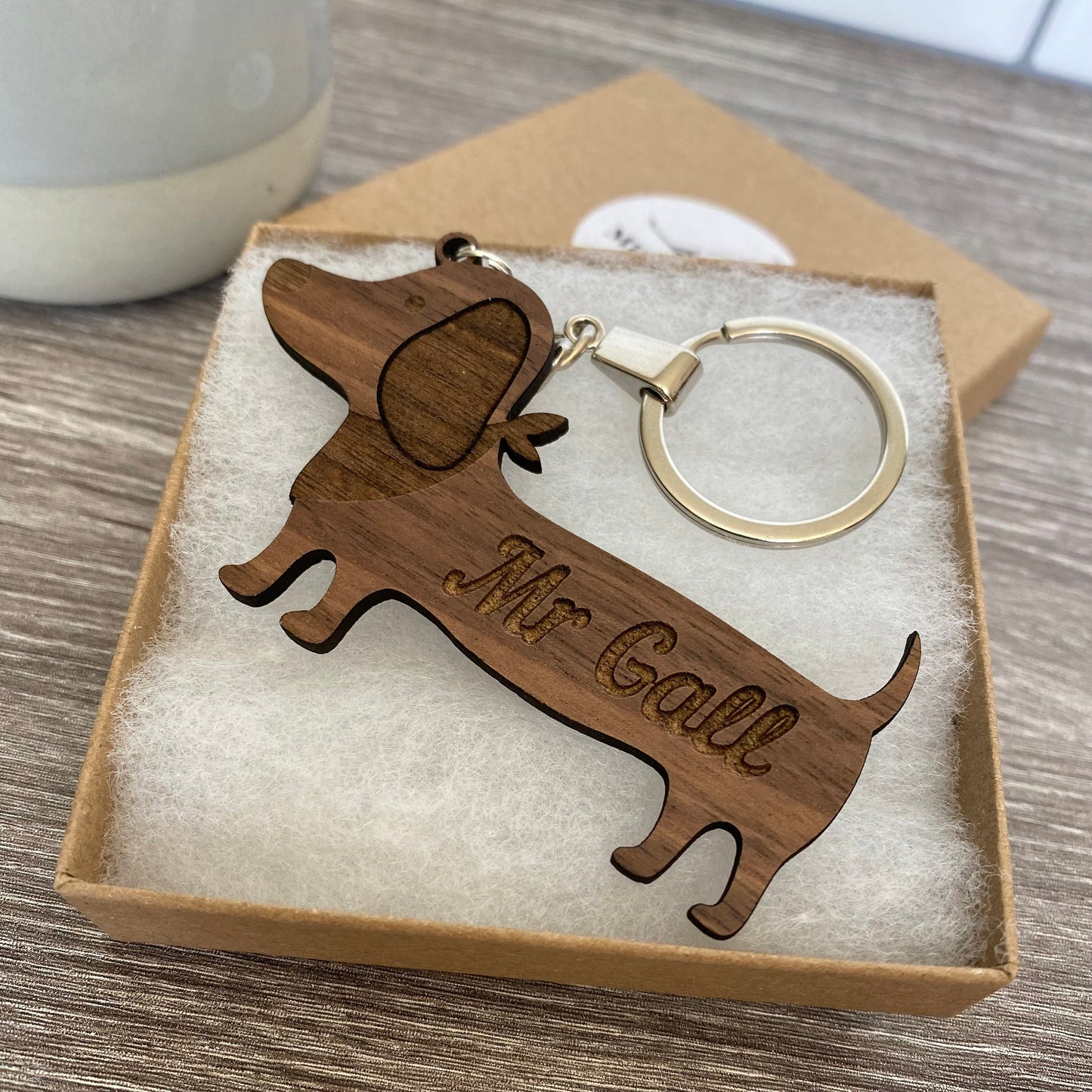 Dachshund Sausage Dog Keyring