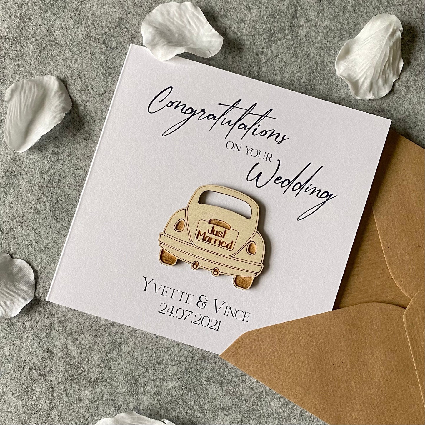 Personalised Wedding Card