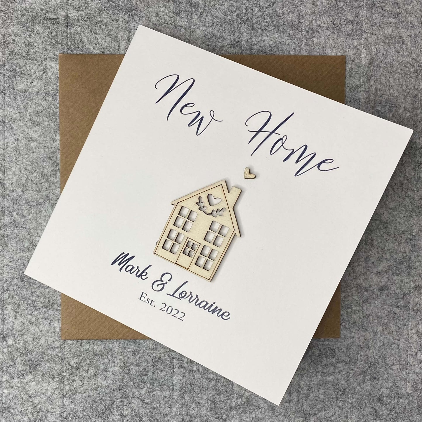 Personalised New Home Card