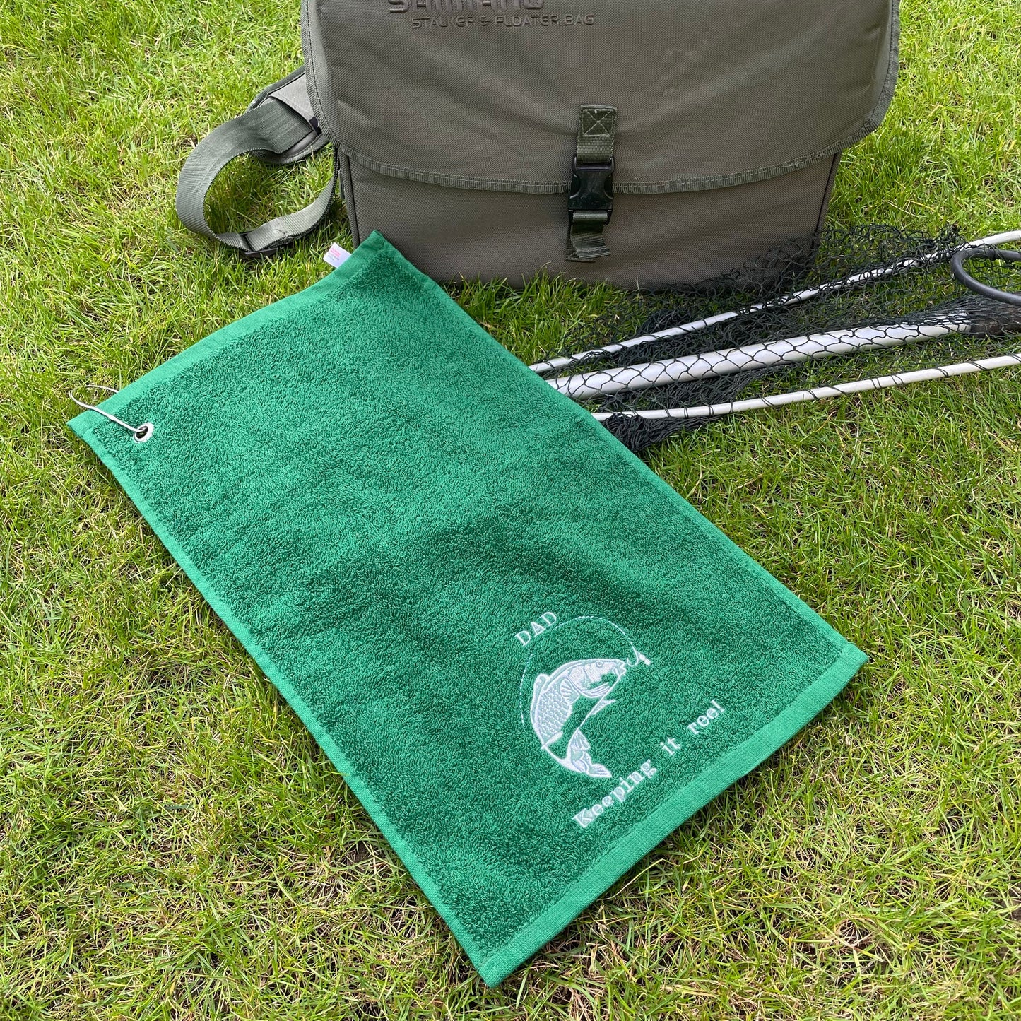 Personalised Carp Fishing Towel