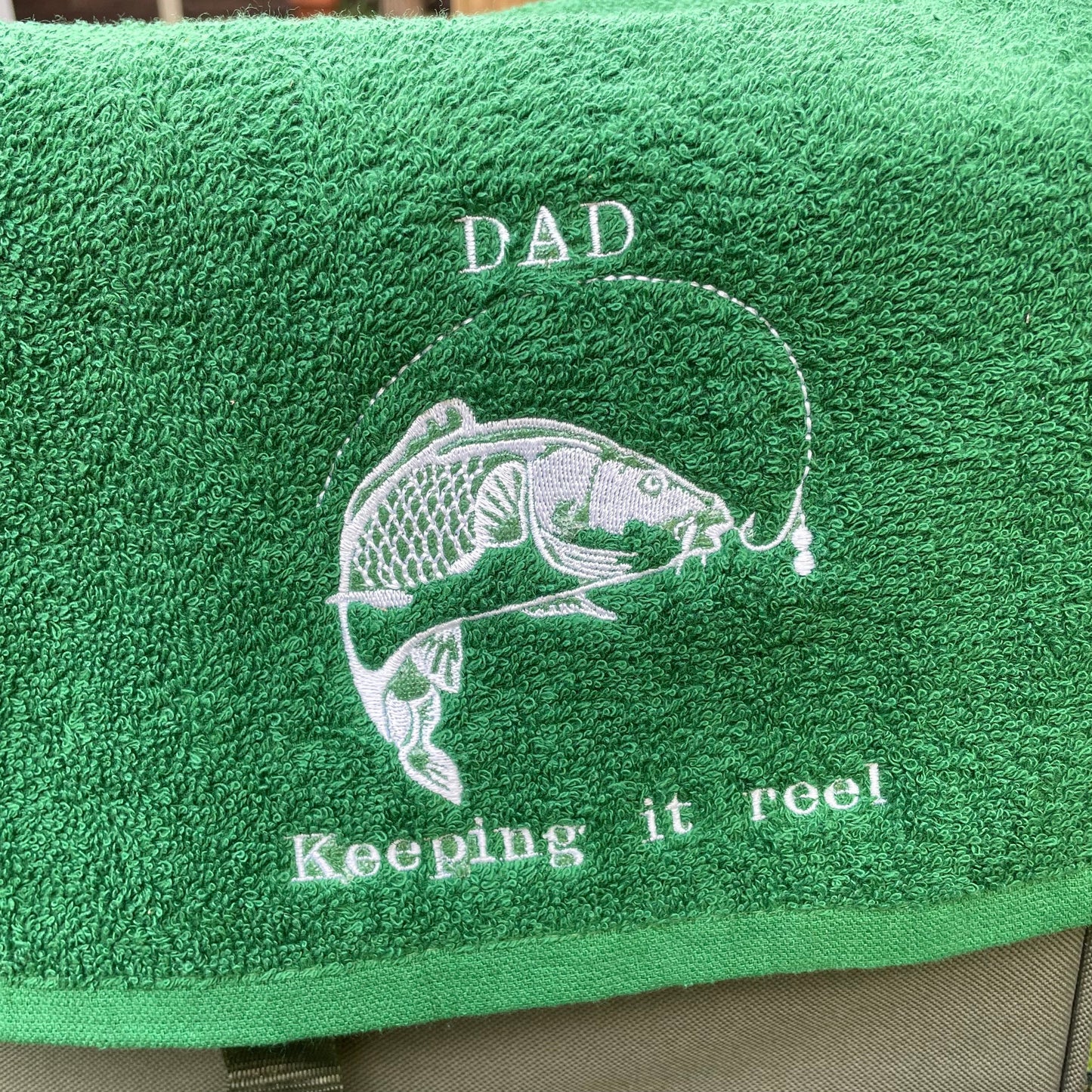 Personalised Carp Fishing Towel