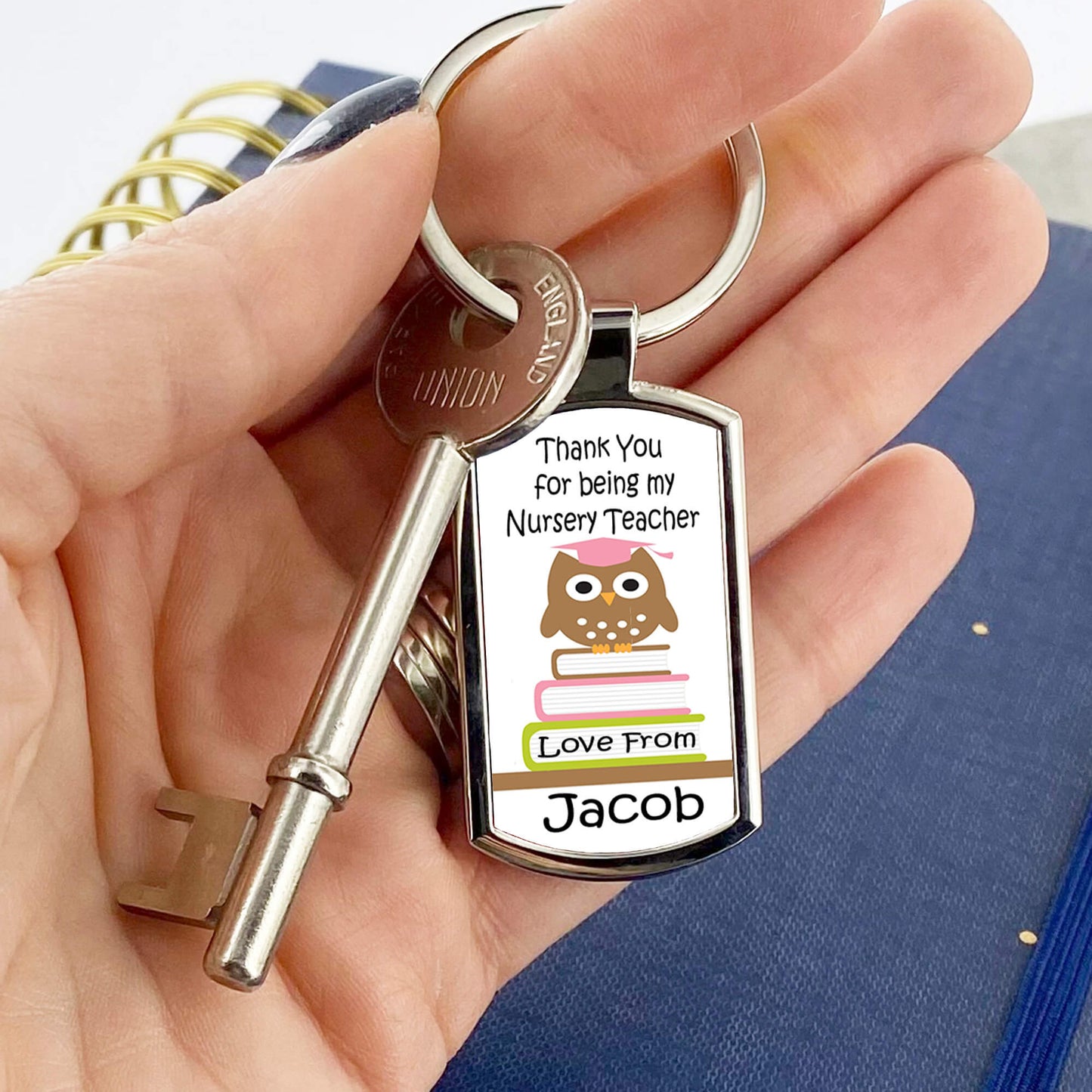 Personalised Teacher Keyring