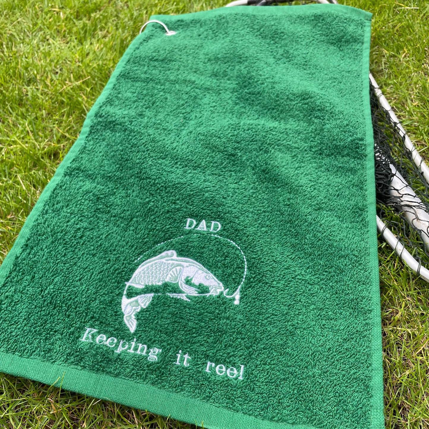 Personalised Carp Fishing Towel