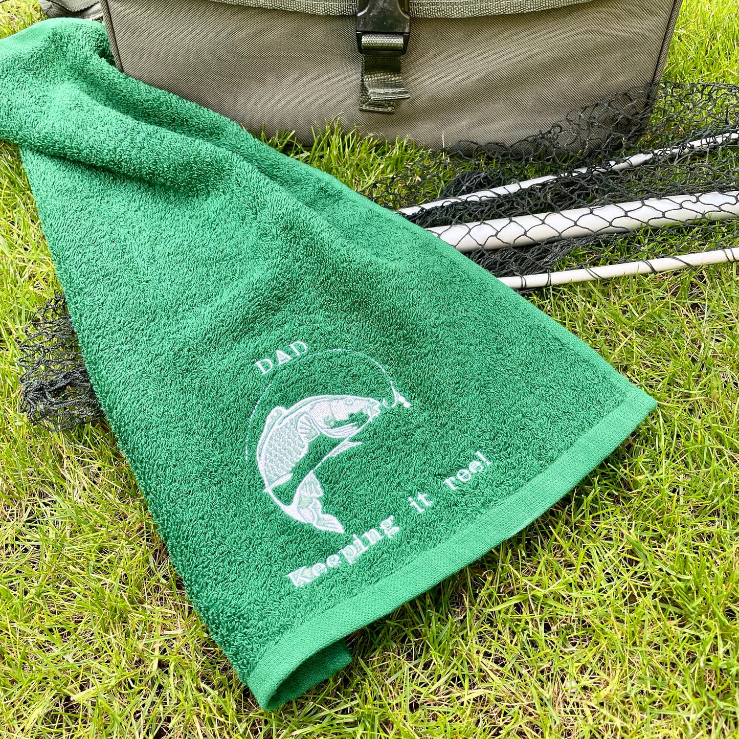 Personalised Carp Fishing Towel