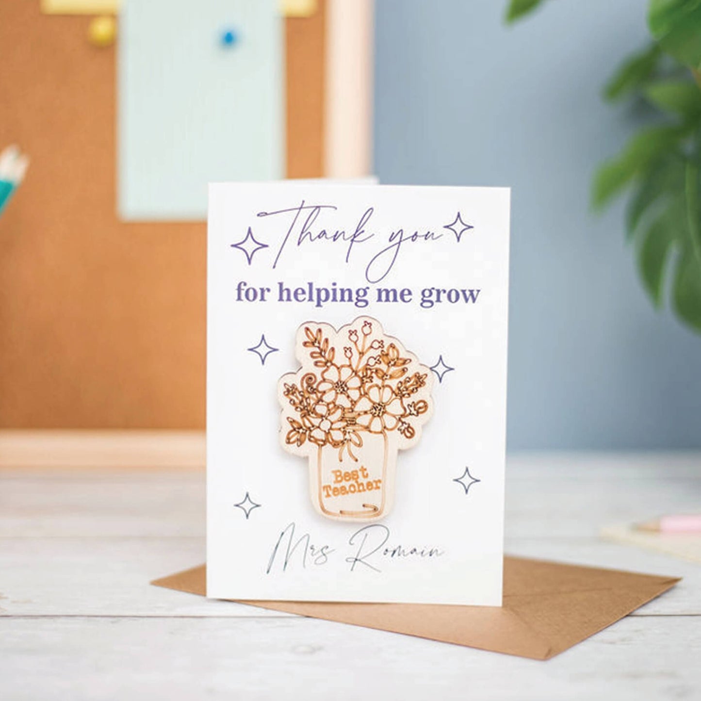 Thank You Teacher Card