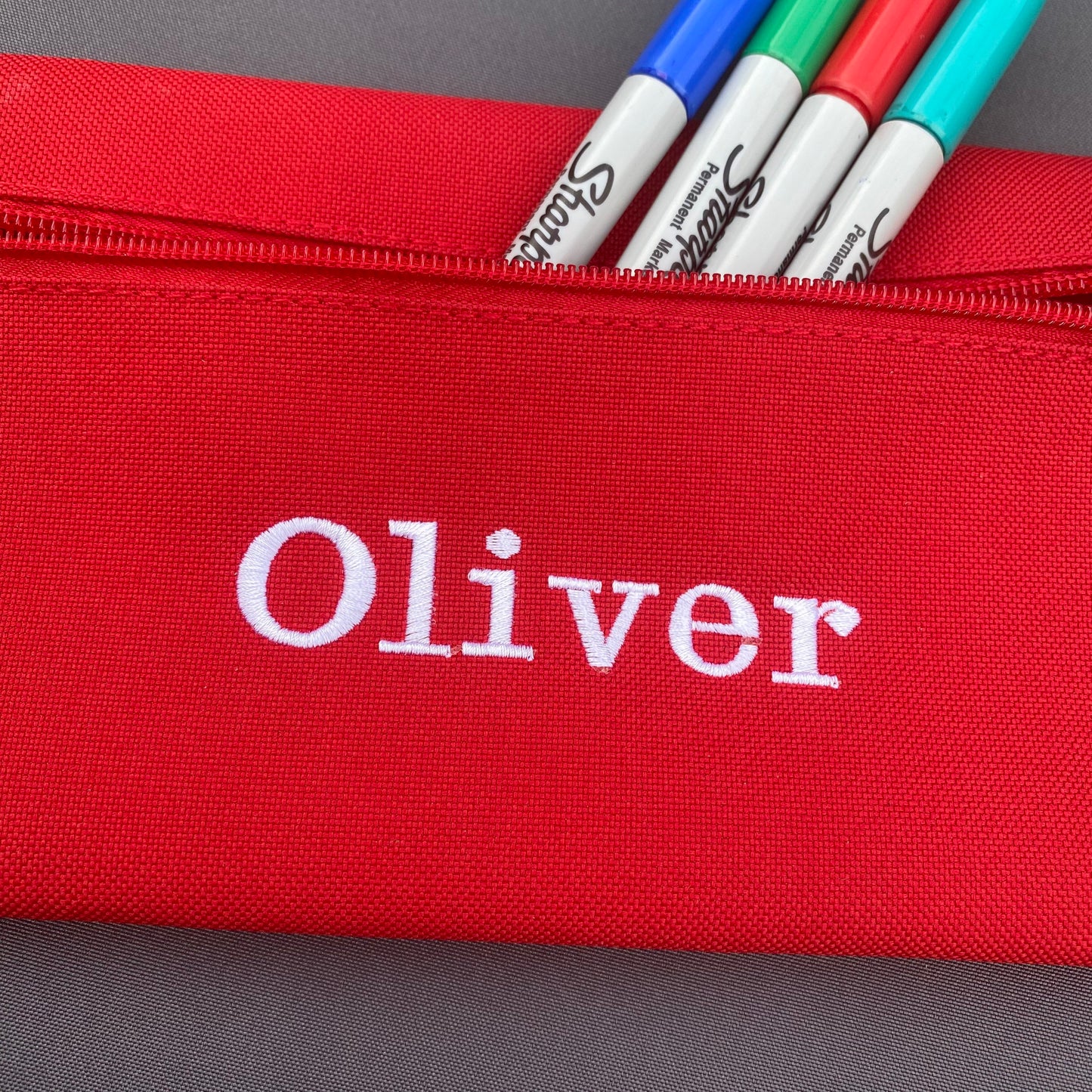 Personalised Embroidered Pencil Case