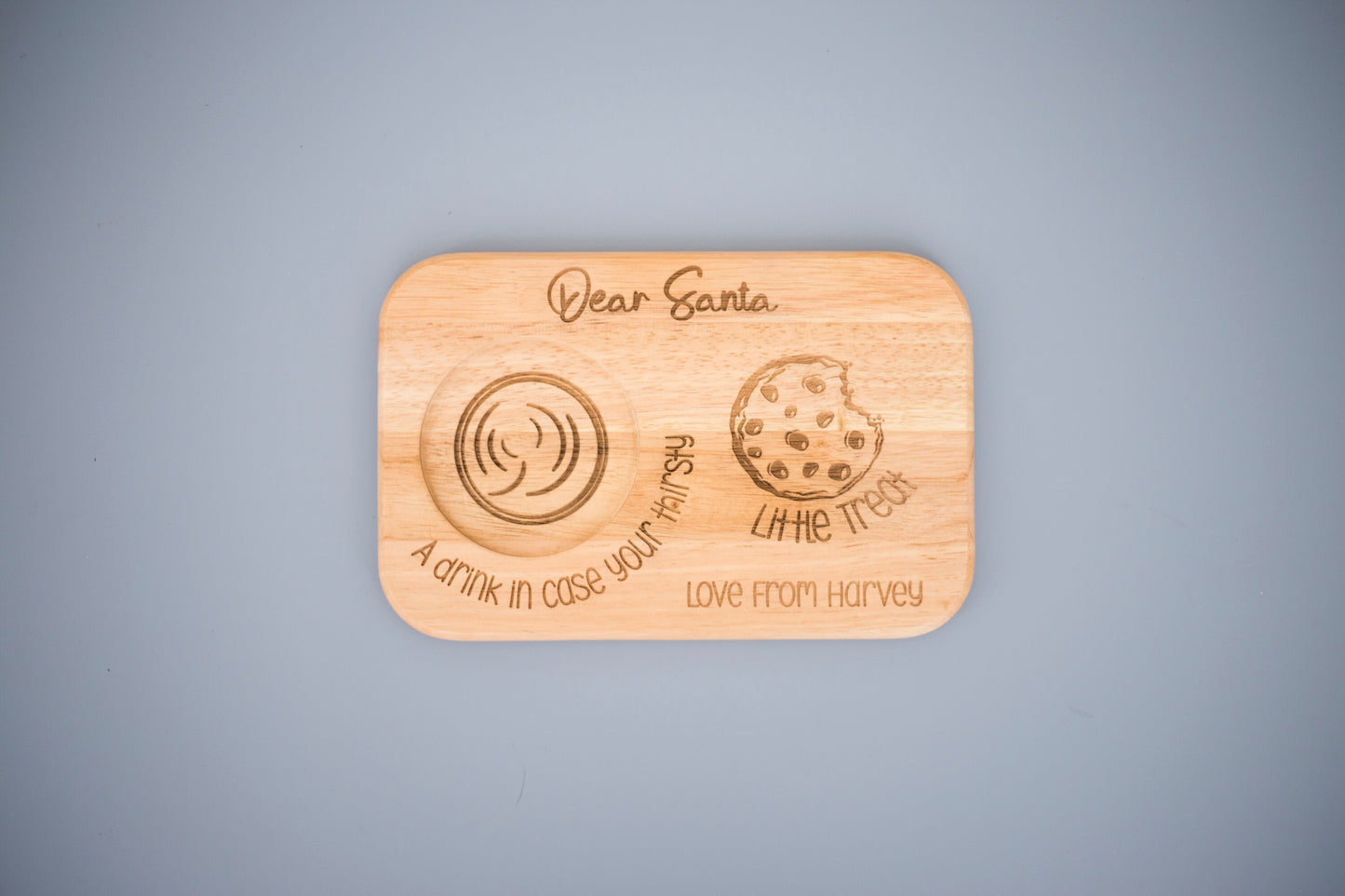 Personalised Father Christmas Treat Tray