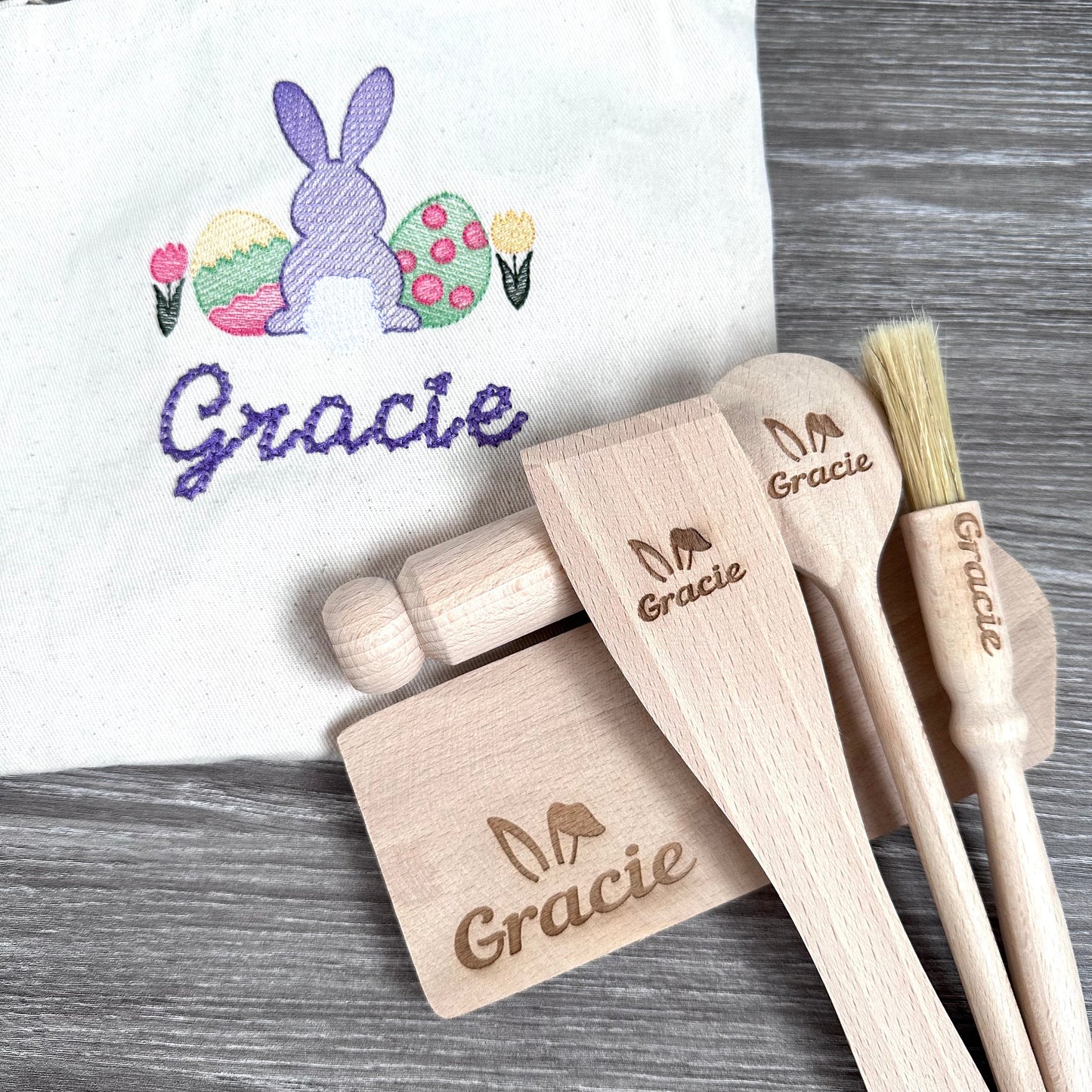 Children's Personalised Easter Baking Set