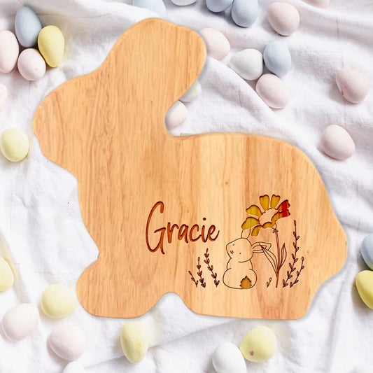 Personalised Names Easter Bunny Board