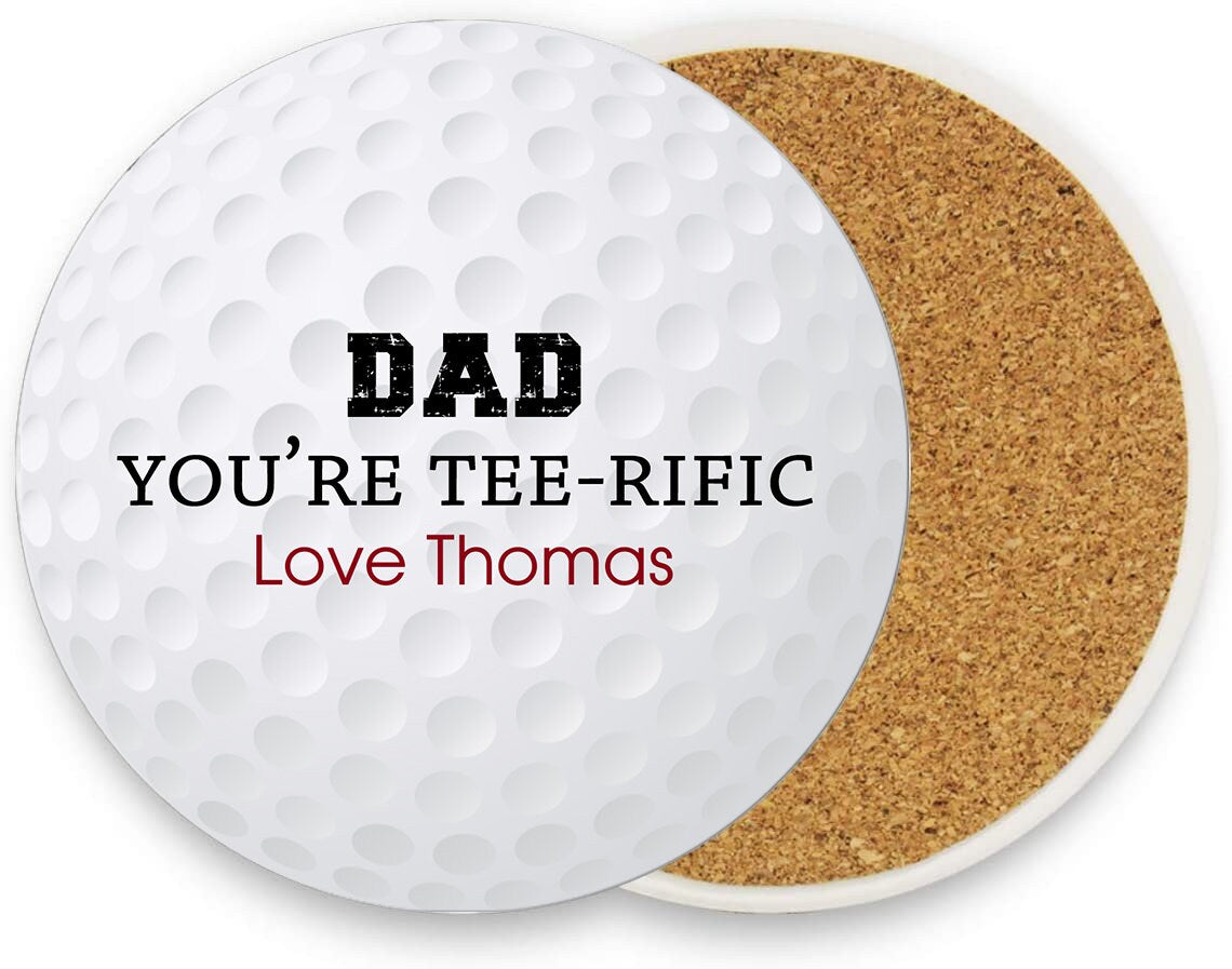 Golf Ball Coaster - Ceramic Coaster