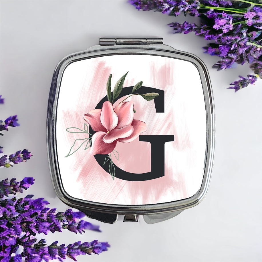 Personalised compact mirrors square or round