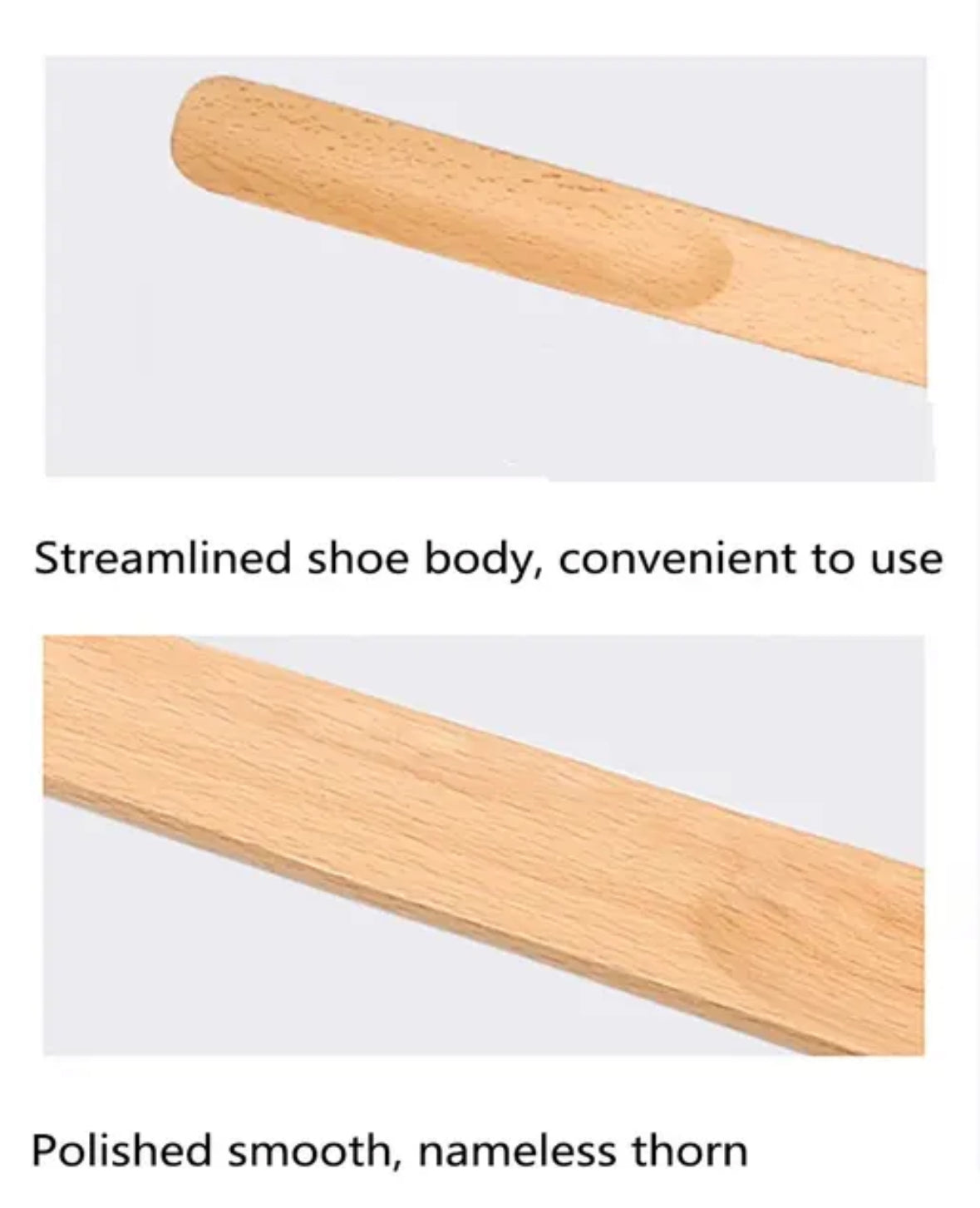 Personalised message Wooden Shoe Horn Gift