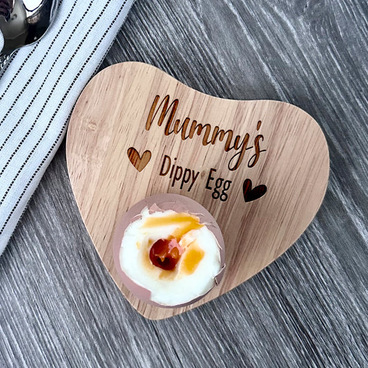 Personalised Heart Egg Breakfast Board