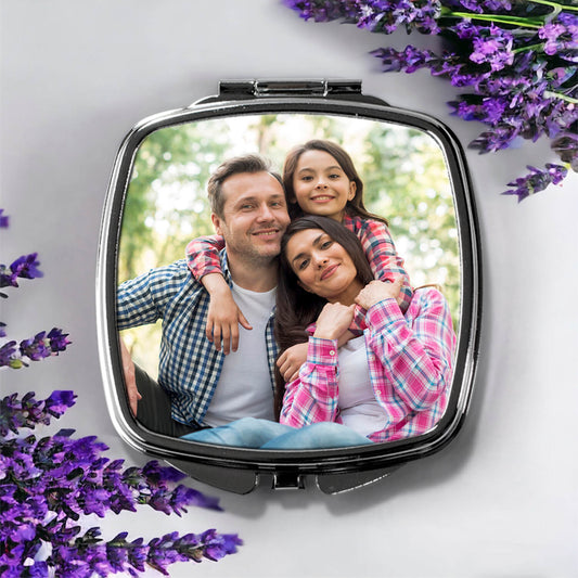Personalised Photo Compact Mirror