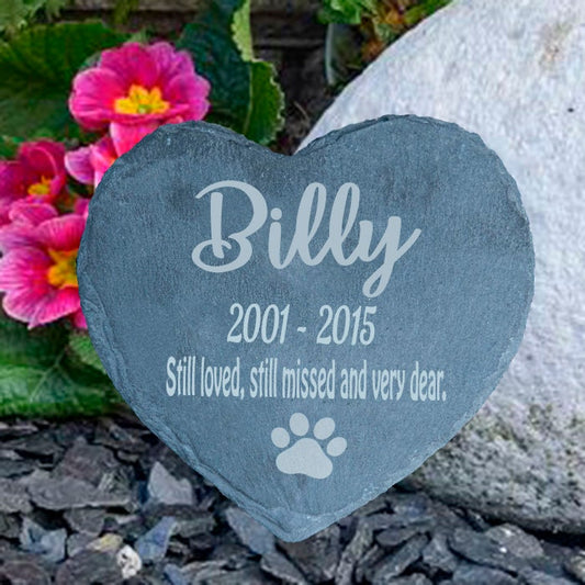 Personalised Pet Memorial Slate