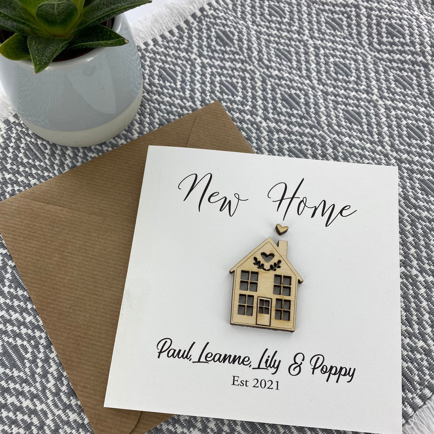 Personalised New Home Card