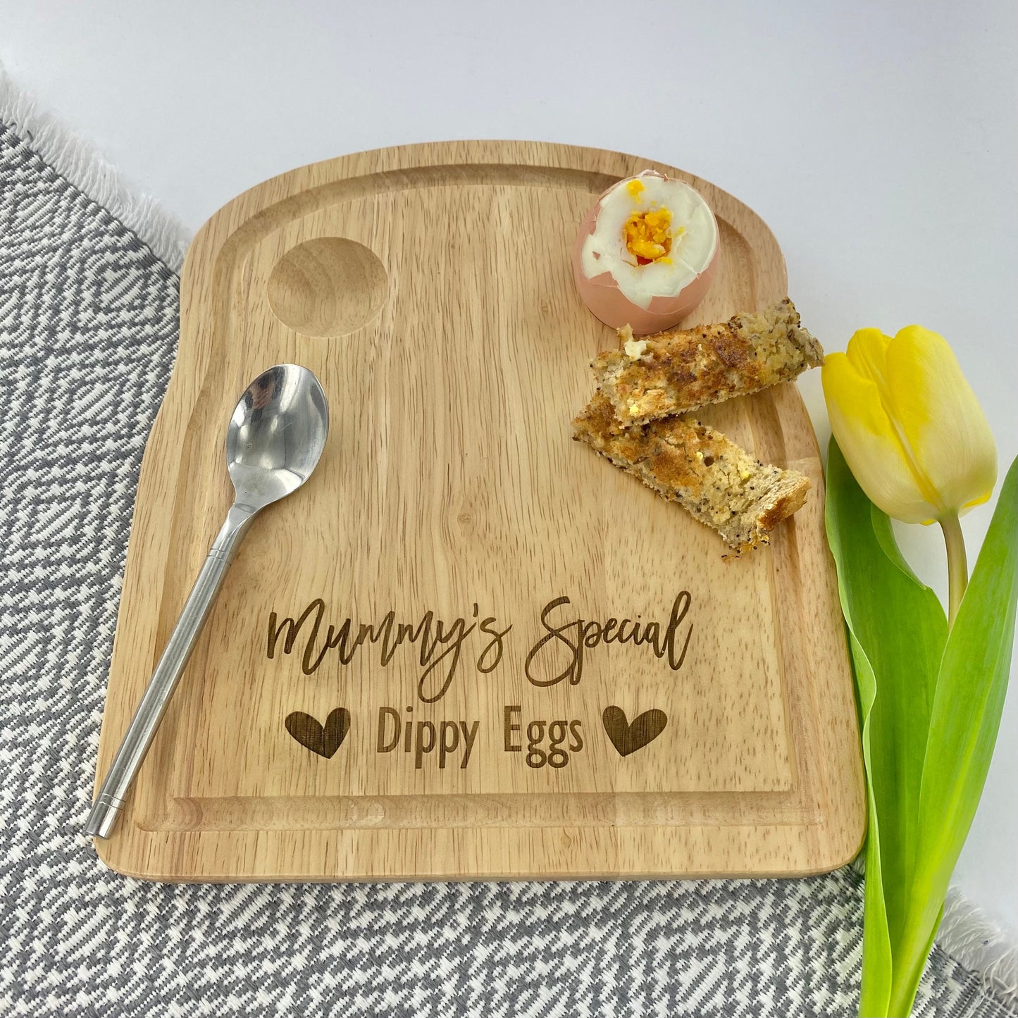 Mummy's Breakfast Egg and Toast Board