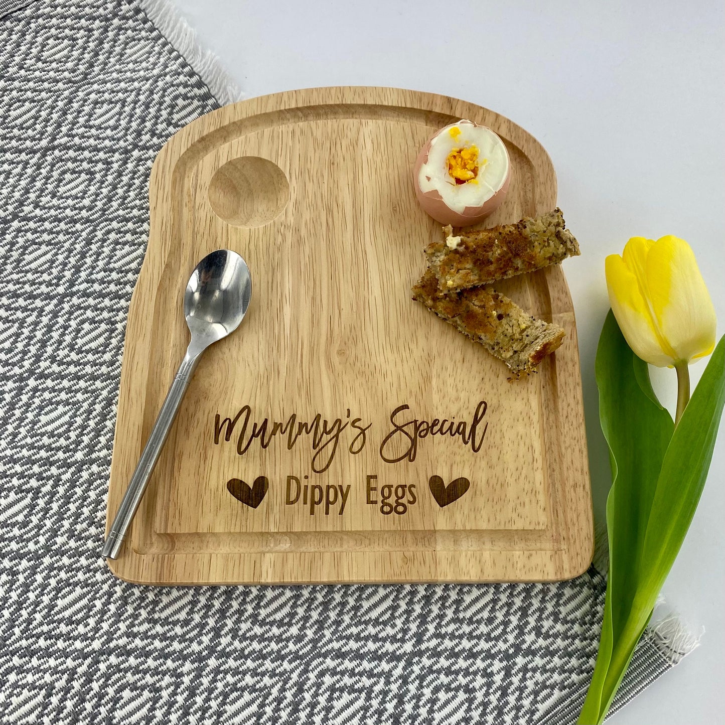 Mummy's Breakfast Egg and Toast Board