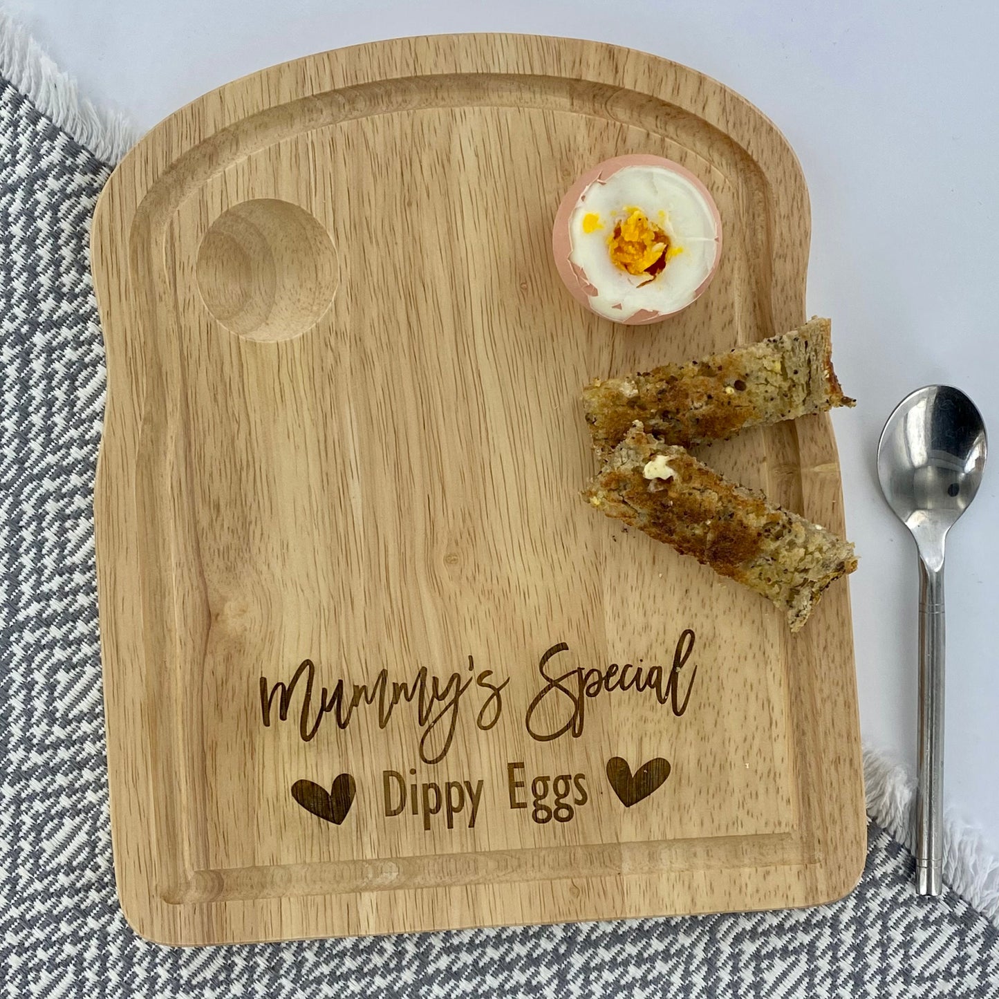 Mummy's Breakfast Egg and Toast Board