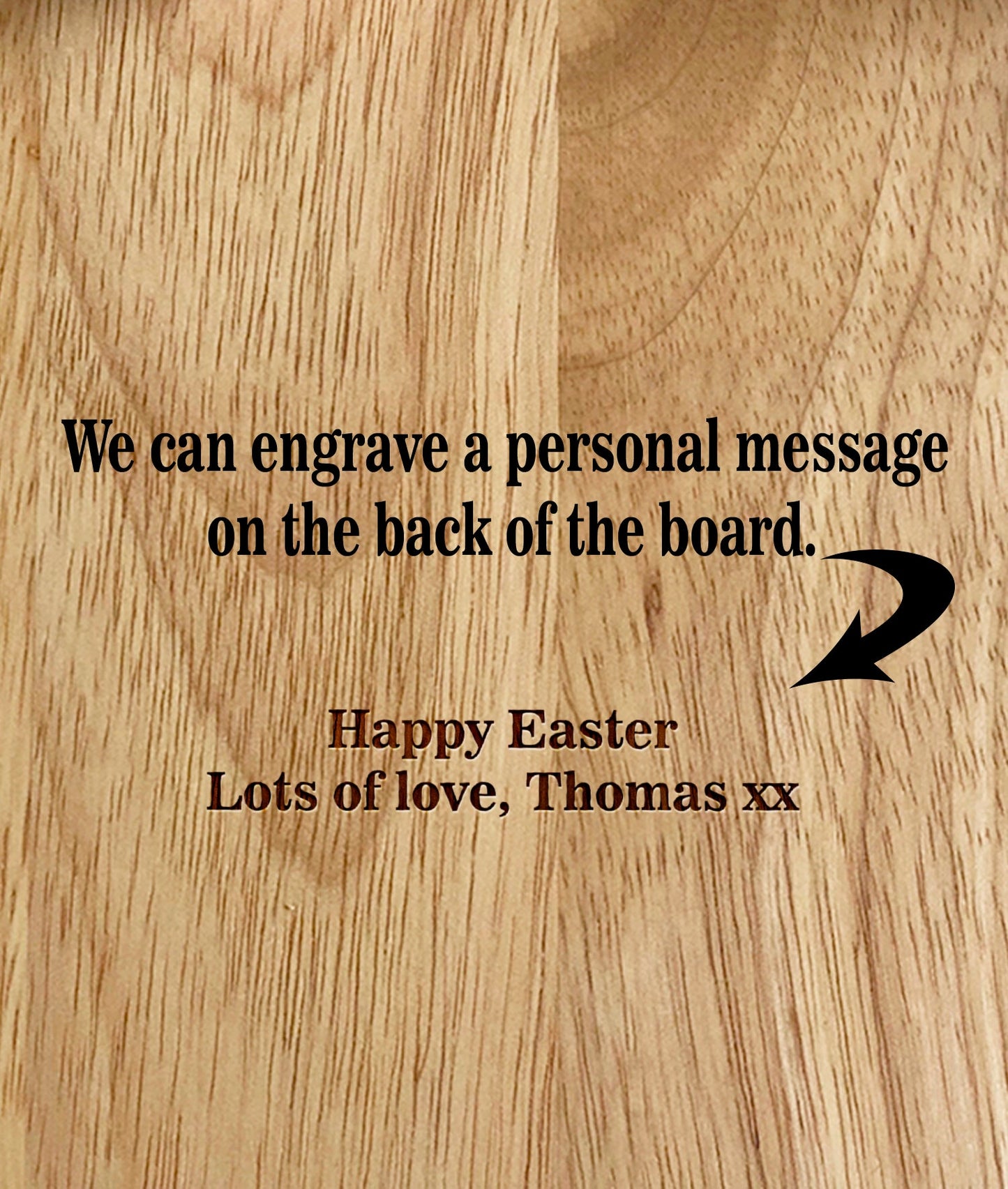 Personalised Easter Bunny Breakfast Egg and Toast Board