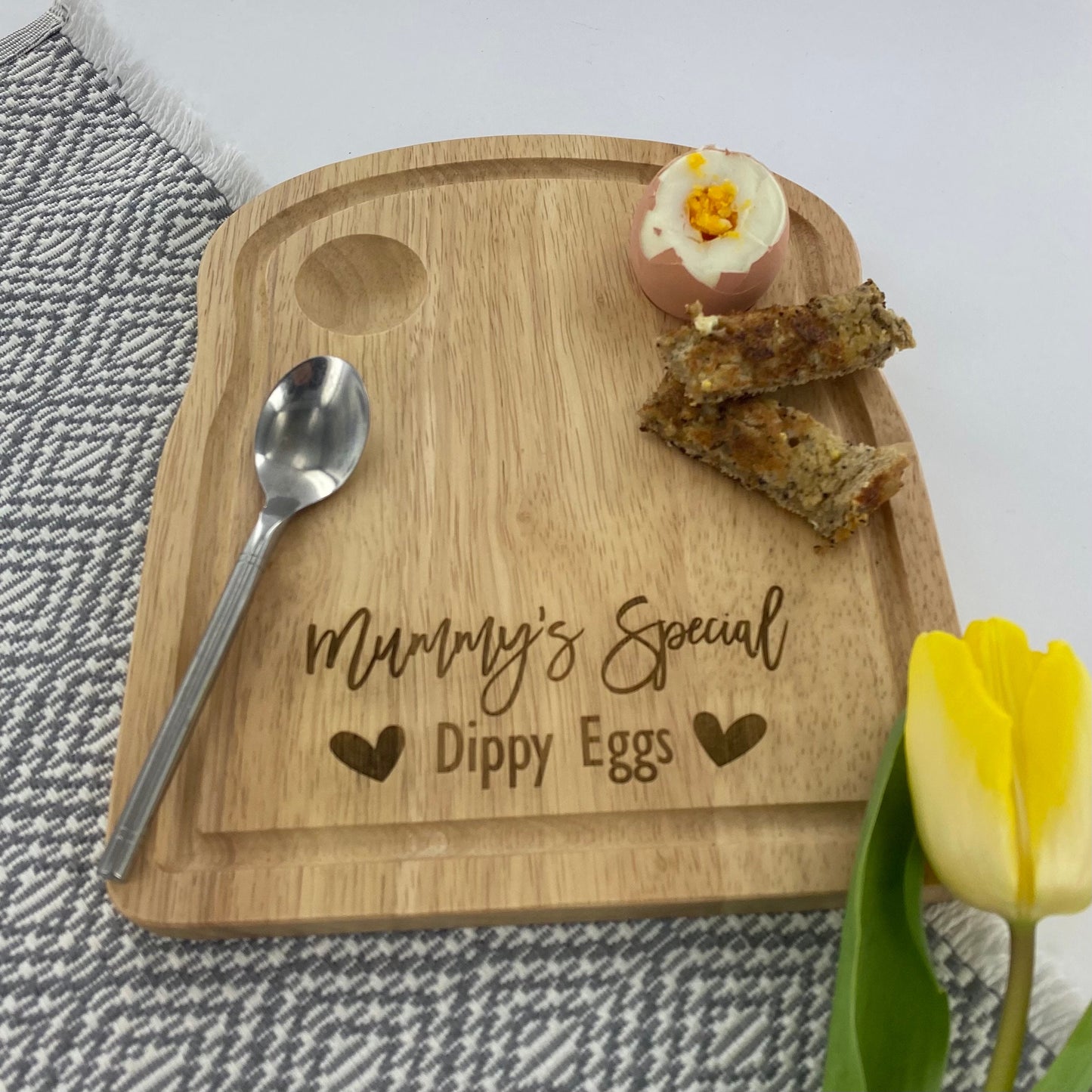 Mummy's Breakfast Egg and Toast Board
