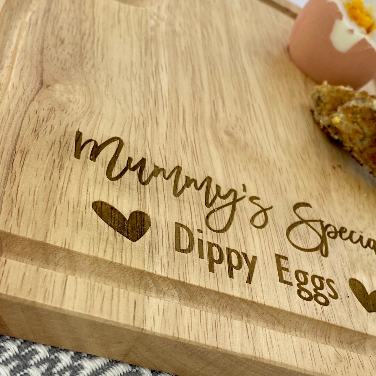 Mummy's Breakfast Egg and Toast Board