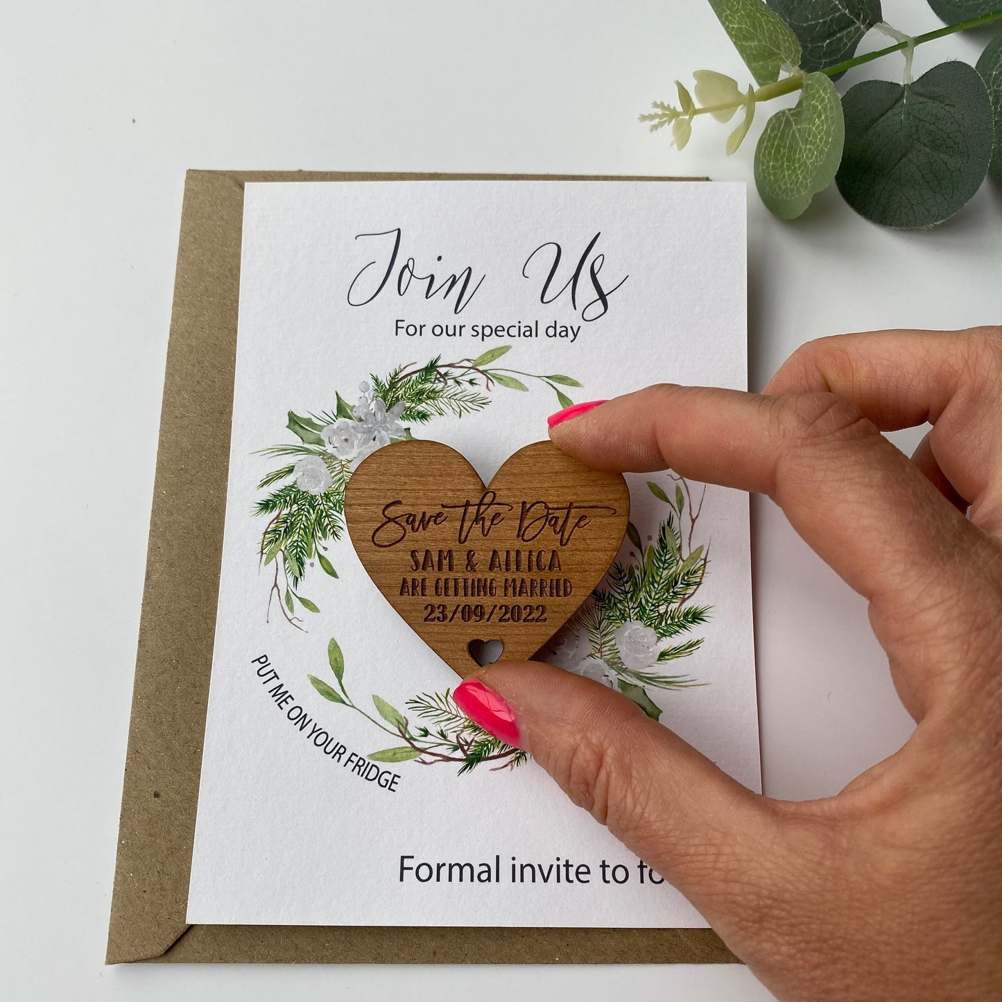 Save the Date Wedding Announcement Invites