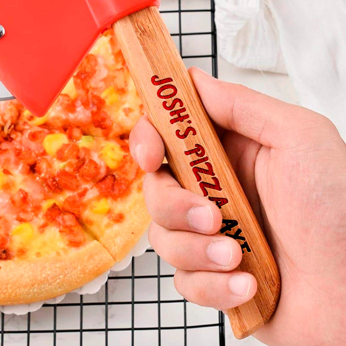 Personalised Pizza Axe Cutter