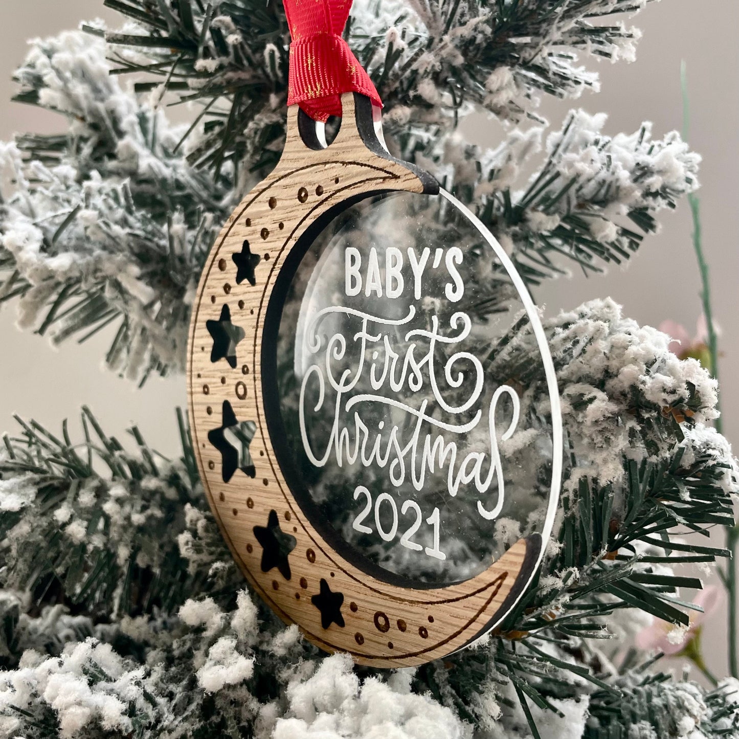 Personalised First Christmas Decoration