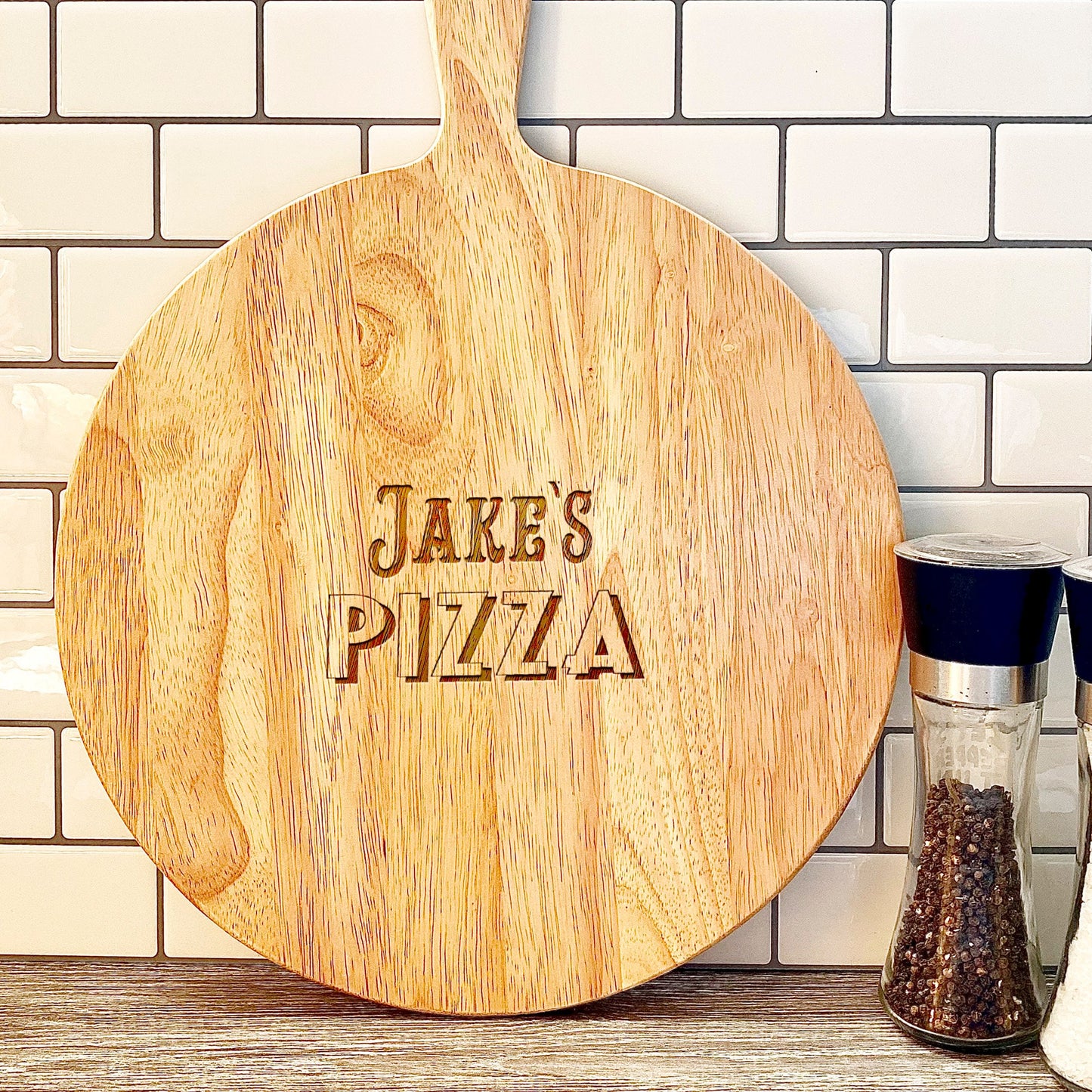 Personalised Wooden Pizza Board