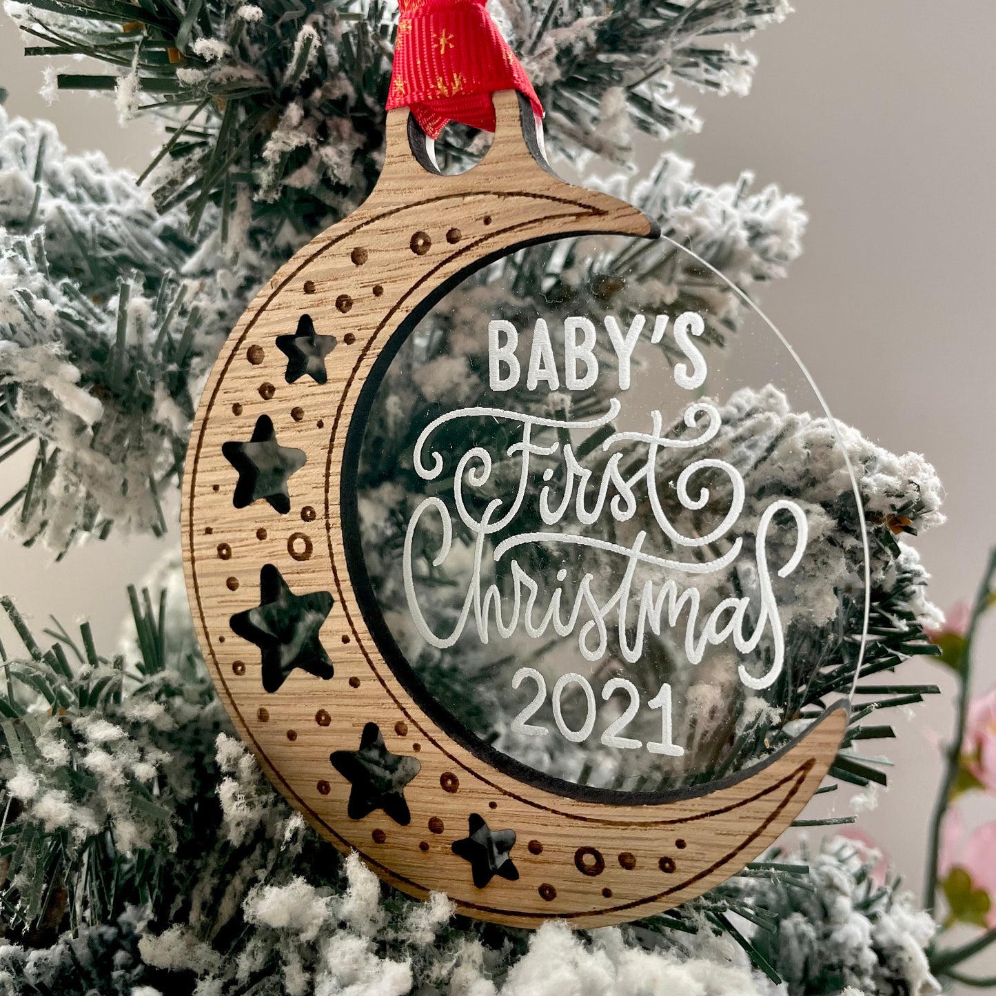 Personalised First Christmas Decoration