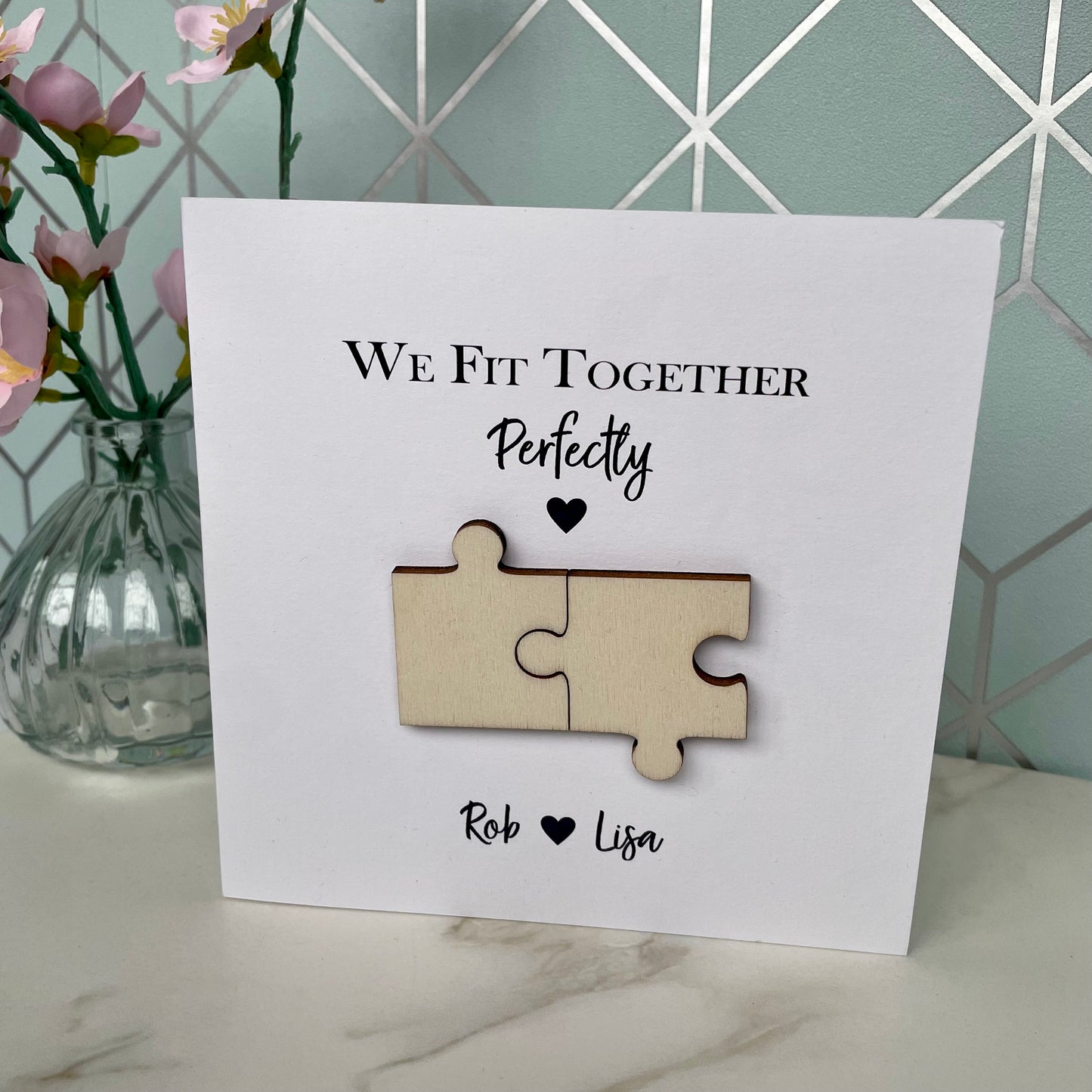 We Fit Together Greeting Card